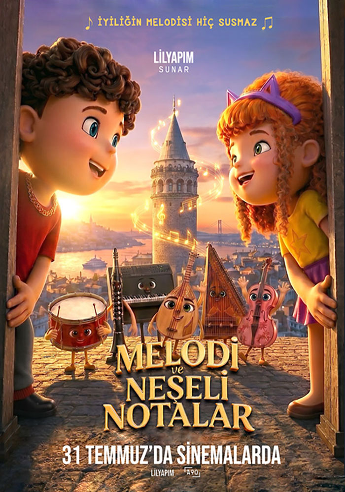 Melodi ve Neşeli Notalar filminden bir sahne