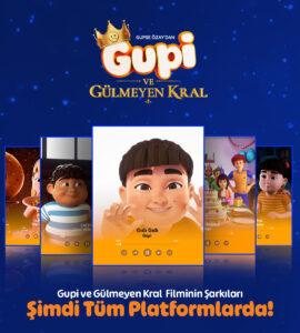 Gupi ve Gülmeyen Kral filminden bir sahne