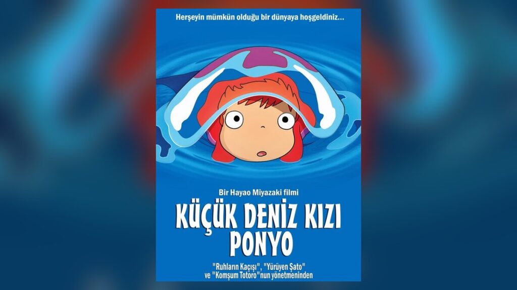 Küçük Deniz Kızı Ponyo afişi
