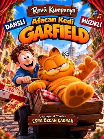 Afacan Kedi Garfield afişi