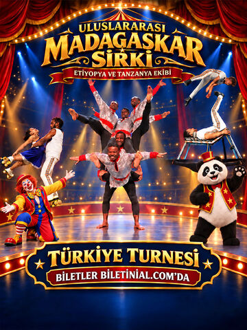 Madagaskar Sirki – Büyülü Dünya Turu afişi