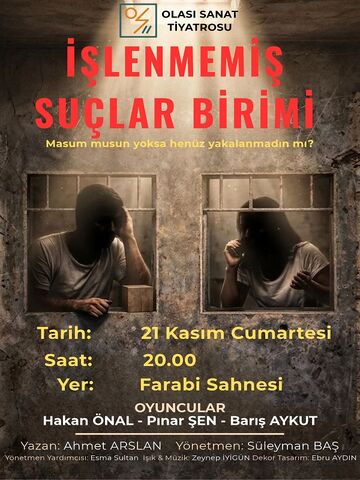 İşlenmemiş Suçlar Birimi afişi