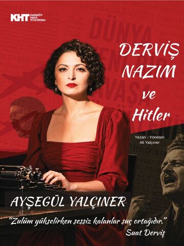 Derviş Nazım Ve Hitler afişi