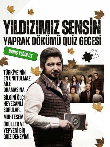 Yaprak Dökümü Quiz Night afişi