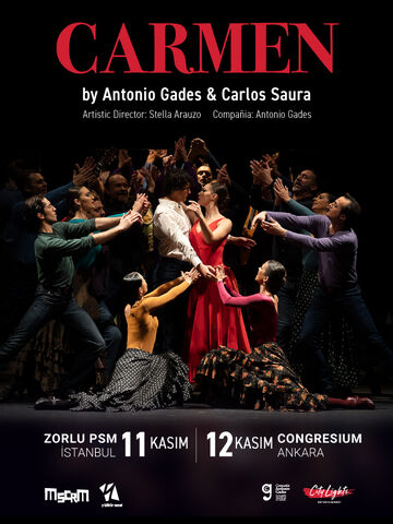 CARMEN by Antonio Gades & Carlos Saura afişi