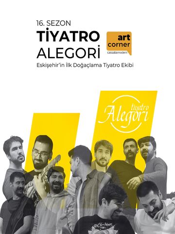 Tiyatro Alegori Doğaçlama Gösterisi afişi