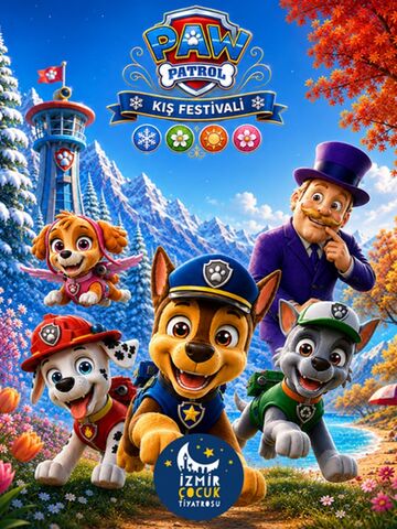 Paw Patrol Kış Festivali afişi