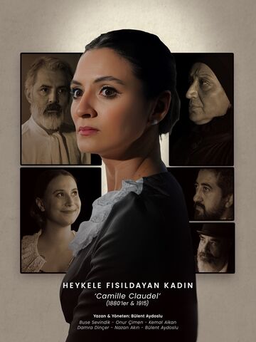 Heykele Fısıldayan Kadın afişi