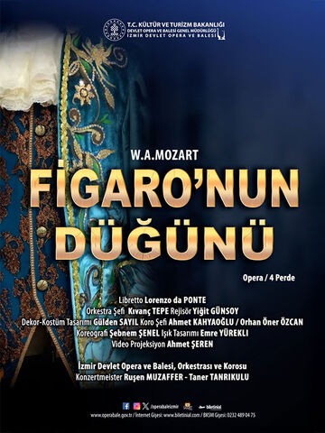 Figaro’nun Düğünü – İzmir DOB afişi