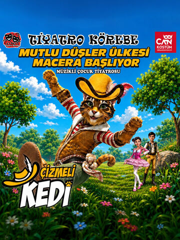 Çizmeli Kedi İyi Düşler Ülkesi afişi