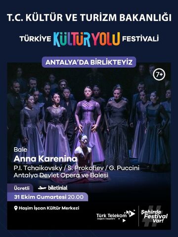 Anna Karenina – Antalya DOB – Antalya Kültür Yolu Festivali afişi