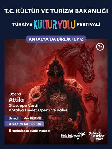 Attila – Antalya DOB – Antalya Kültür Yolu Festivali afişi