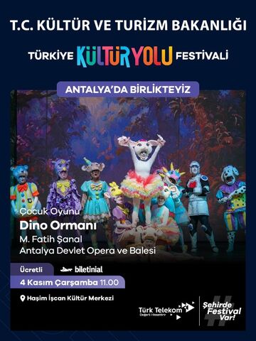Dino Ormanı – Antalya DOB – Antalya Kültür Yolu Festivali afişi