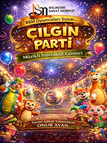 Çılgın Parti afişi