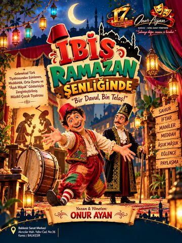 İbiş Ramazan Şenliğinde afişi