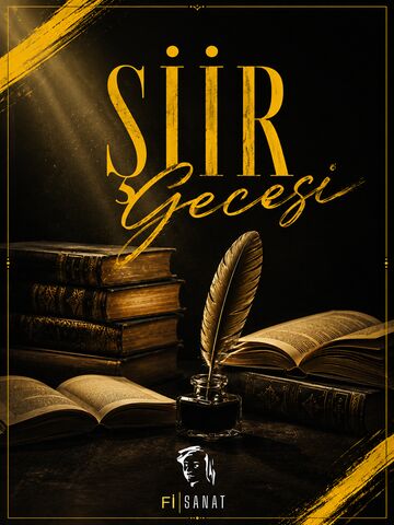 Şiir Gecesi afişi