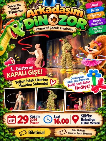 Arkadaşım Dinozor afişi