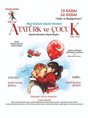 Atatürk ve Çocuk afişi