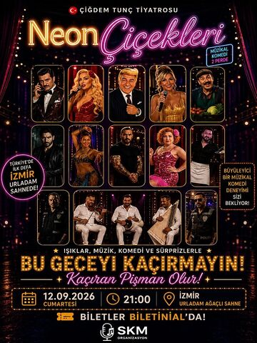 Neon Çiçekleri afişi