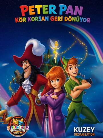 Peter Pan “Kör Korsan Geri Dönüyor” afişi