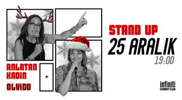 Stand up Bir Saat Anlatan Kadın Olvido afişi