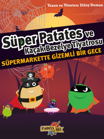 Süper Patates ve Kaçak Bezelye – Gizemli Bir Gece afişi