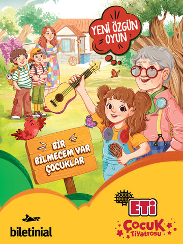 ETİ Çocuk Tiyatrosu Bir Bilmecem Var Çocuklar afişi