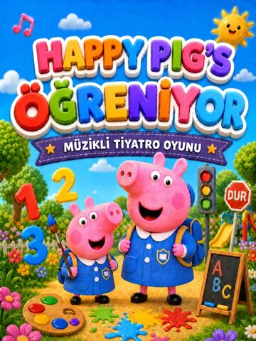 Happy Pig’s Öğreniyor afişi