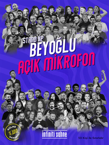 Stand up Açık Mikrofon Beyoğlu afişi