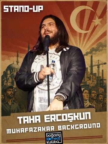 Taha Ercoşkun “Muhafazakar Background” afişi