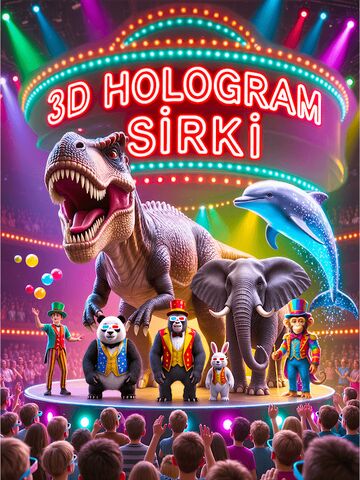 3D Hologram Sirki afişi