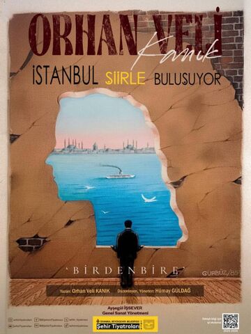 İstanbul Şiirle Buluşuyor – Birden Bire Orhan Veli afişi