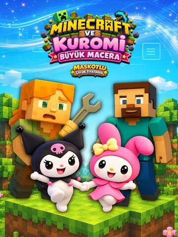Minecraft ile Kuromi Büyük Macera afişi