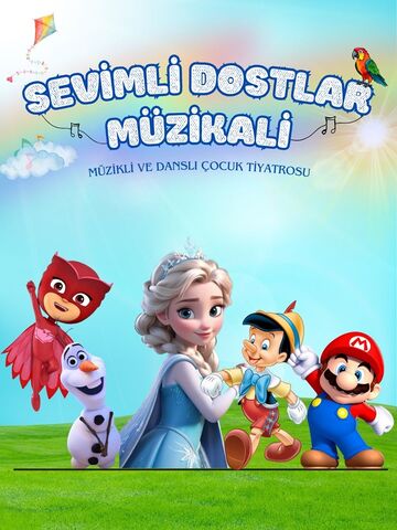 Sevimli Dostlar Müzikali afişi