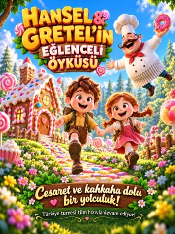 Hansel ve Gretel’in Eğlenceli Öyküsü afişi