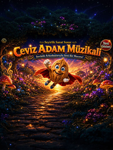 Ceviz Adam Müzikali Yeni Gösteri afişi