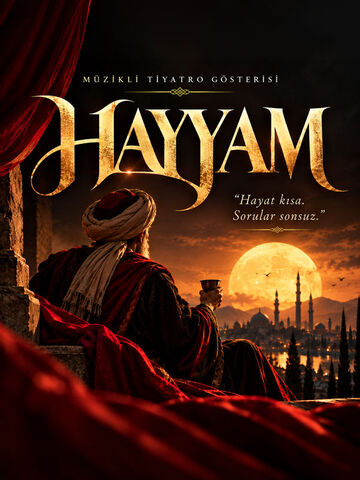Hayyam – Müzikli Tiyatro Gösterisi afişi