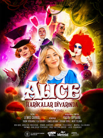 Alice Harikalar Diyarında Hun Çocuk Tiyatrosu afişi