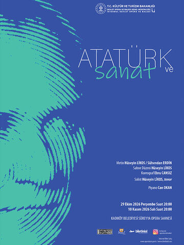 Atatürk ve Sanat – İstanbul DOB afişi