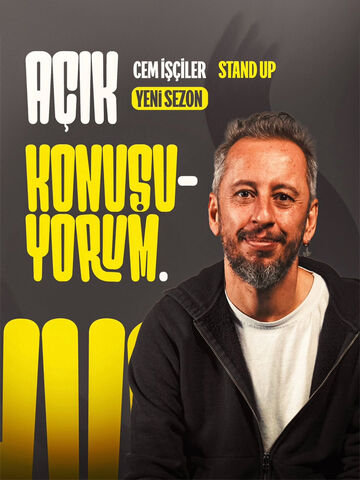 Cem İşçiler – Açık Konuşuyorum afişi