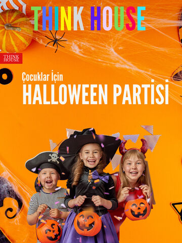 Çocuklar İçin Kostümlü Halloween Partisi (5-11 Yaş) afişi