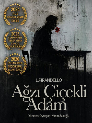 Ağzı Çiçekli Adam afişi