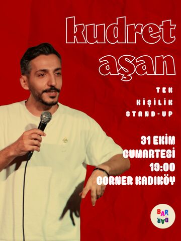 Kudret Aşan Stand up afişi