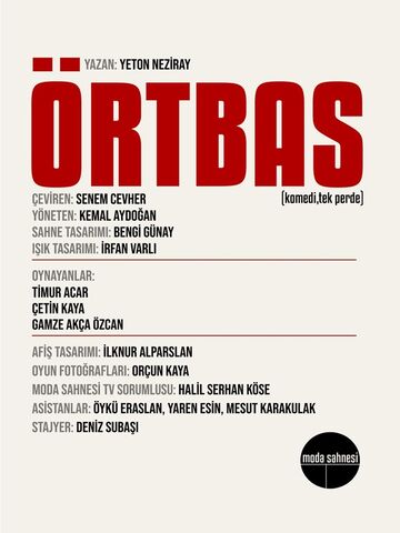 Örtbas afişi