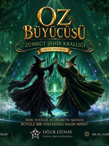 Oz Büyücüsü Zümrüt Şehir Krallığı afişi