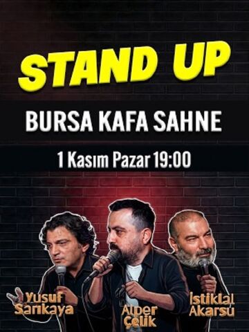 Bursa Komedi Kulübü Stand Up Gecesi afişi