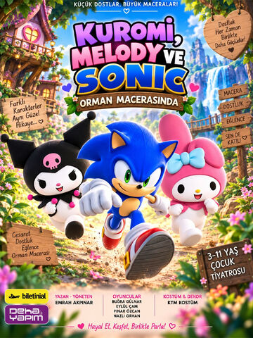 Kuromi, Melody ve Sonic Orman Macerasında afişi