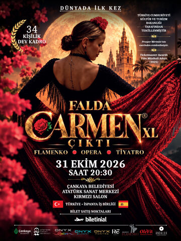Falda CARMEN Çıktı XL Müzikali afişi