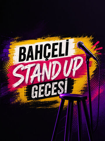 Bahçeli Stand Up Gecesi afişi