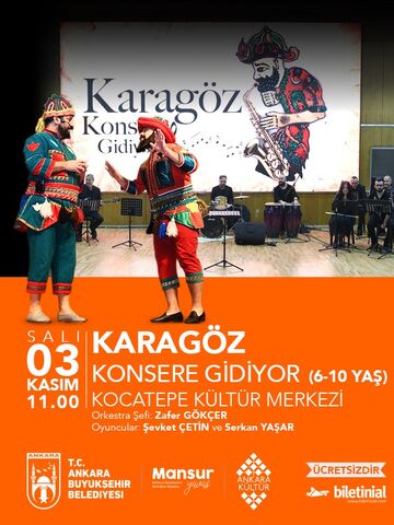 Karagöz Konsere Gidiyor (6-10 Yaş) afişi
